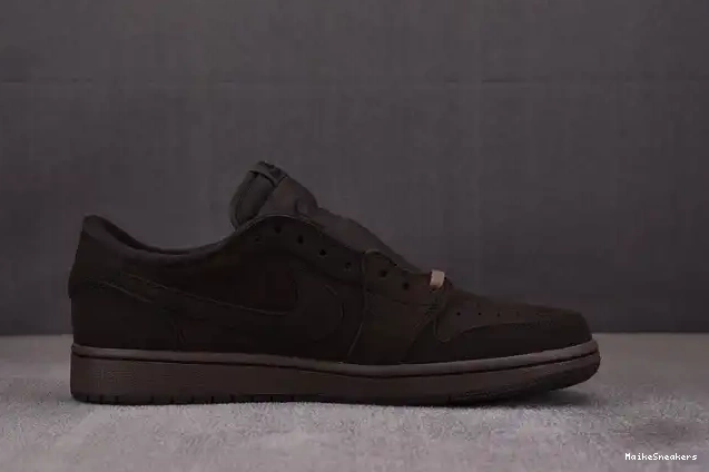 MaikeSneakers Scott Velvet Low OG Brown Travis Air 1 DM7866-202 x Jordan 0414